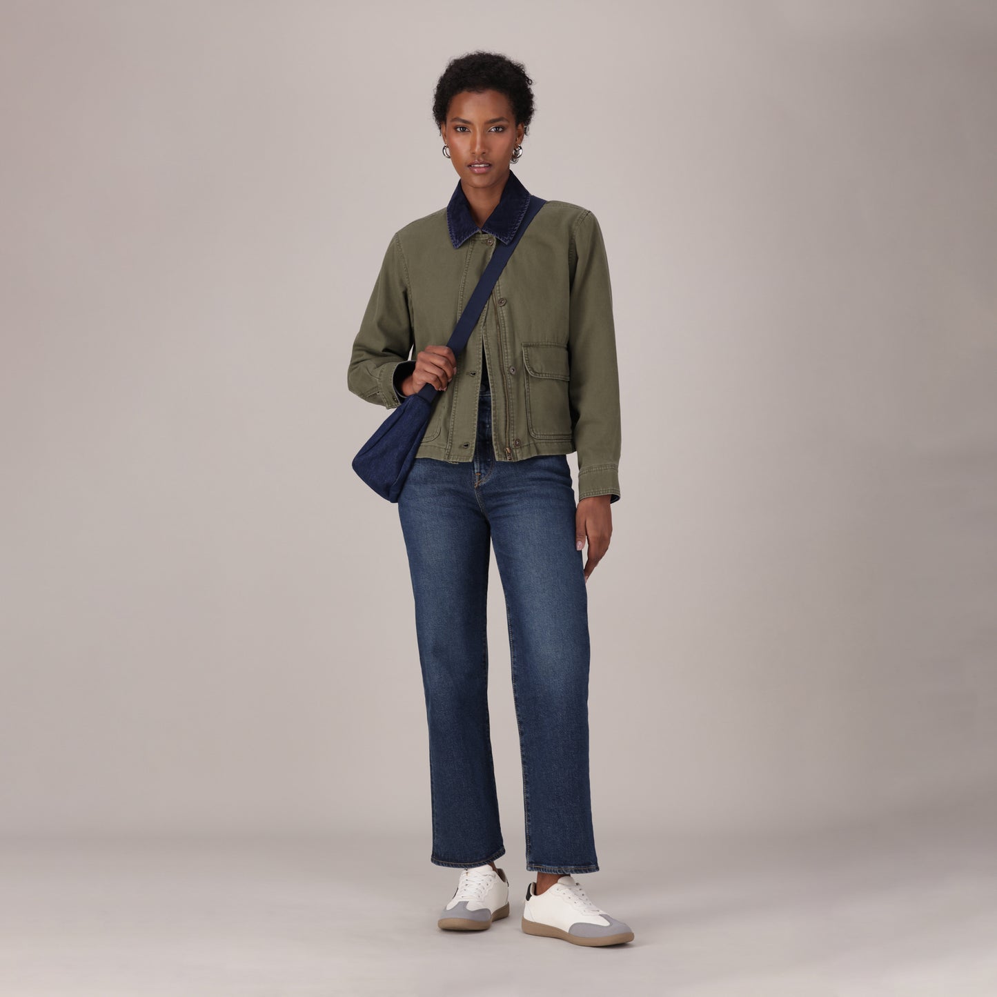 LEVI'S® WOMEN'S 501® ORIGINAL JEANS - MED INDIGO - WORN IN