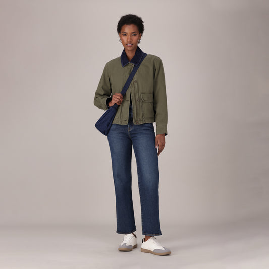 LEVI'S® WOMEN'S 501® ORIGINAL JEANS - MED INDIGO - WORN IN