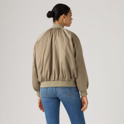 LEVI'S® WOMEN'S RUTH BOMBER JACKET - BROWN