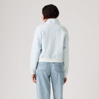 LEVI'S® WOMEN'S EVERYDAY QUARTER ZIP SWEATSHIRT - BLUE