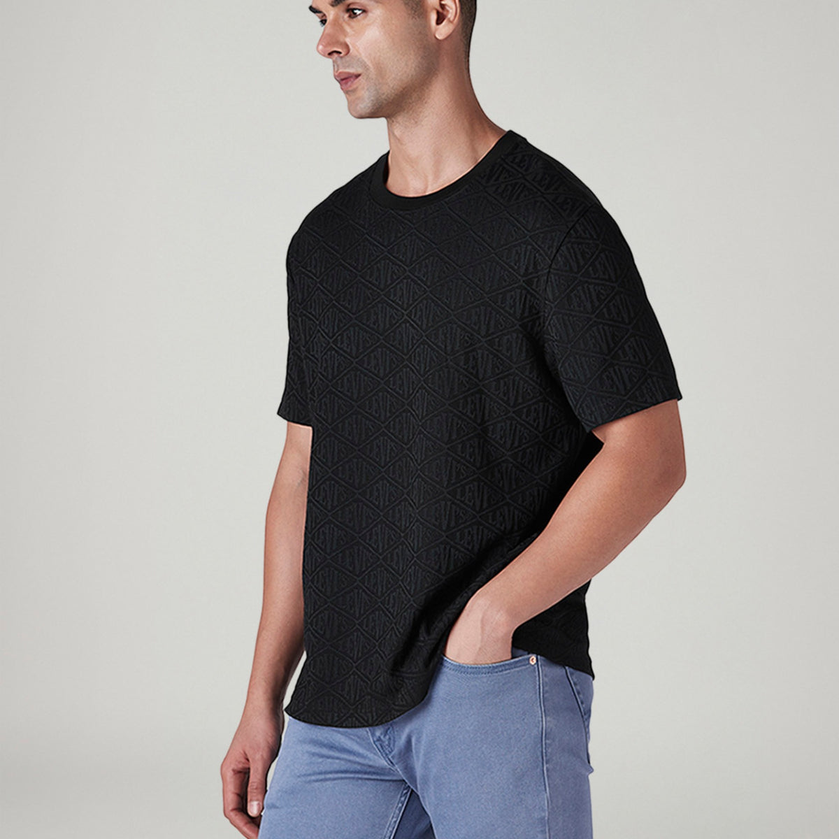 LEVI'S® MEN'S CREW NECK T-SHIRT - BLACK