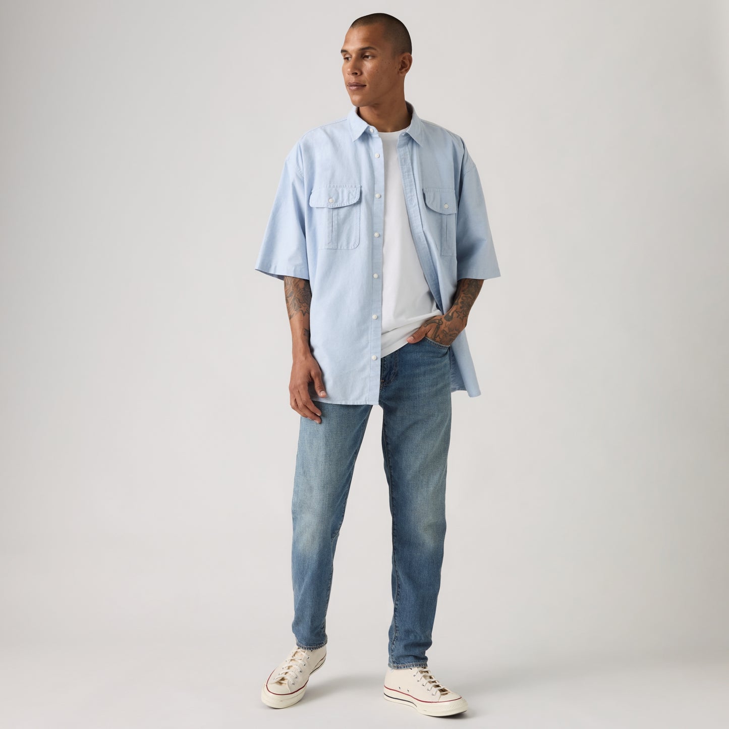 LEVI'S® MEN'S LINEN 512™ SLIM TAPER JEANS - MULTI COLOUR