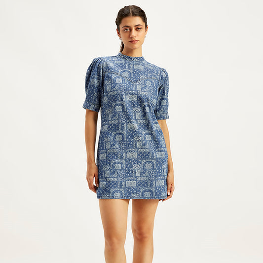 LEVI'S® WOMEN'S PAISLEY MINI DRESS - MULTI COLOR