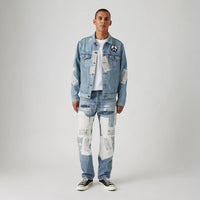 LEVI'S® MEN'S 501® ORIGINAL SELVEDGE JEANS - MEDIUM WASH