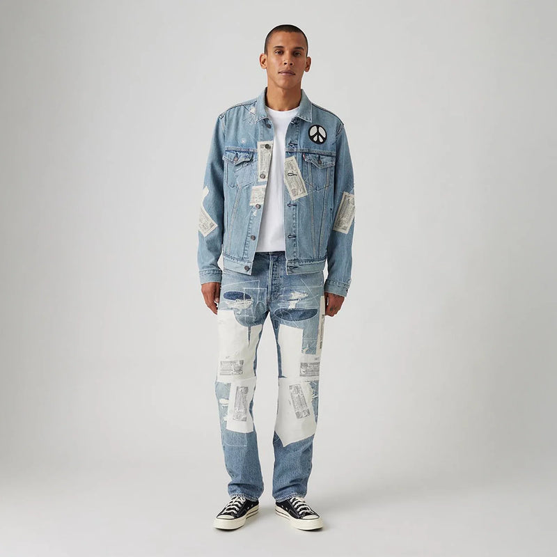 LEVI'S® MEN'S 501® ORIGINAL SELVEDGE JEANS - MEDIUM WASH