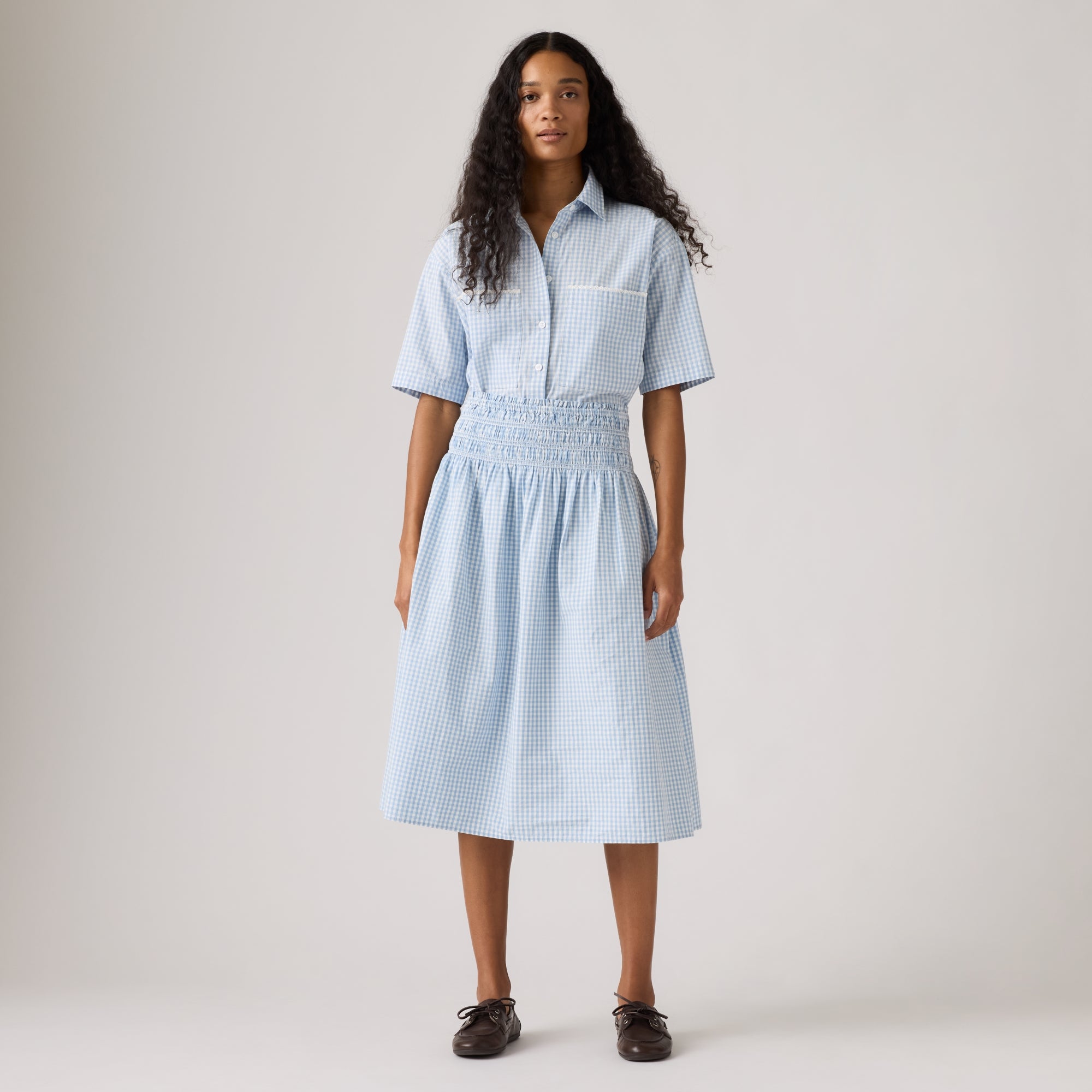 LEVI'S® EVERDEEN MIDI SKIRT - BLUE