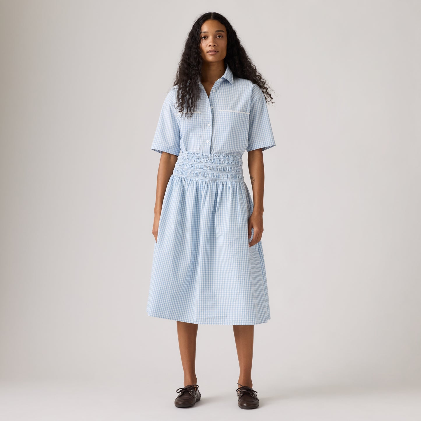 LEVI'S® EVERDEEN MIDI SKIRT - BLUE