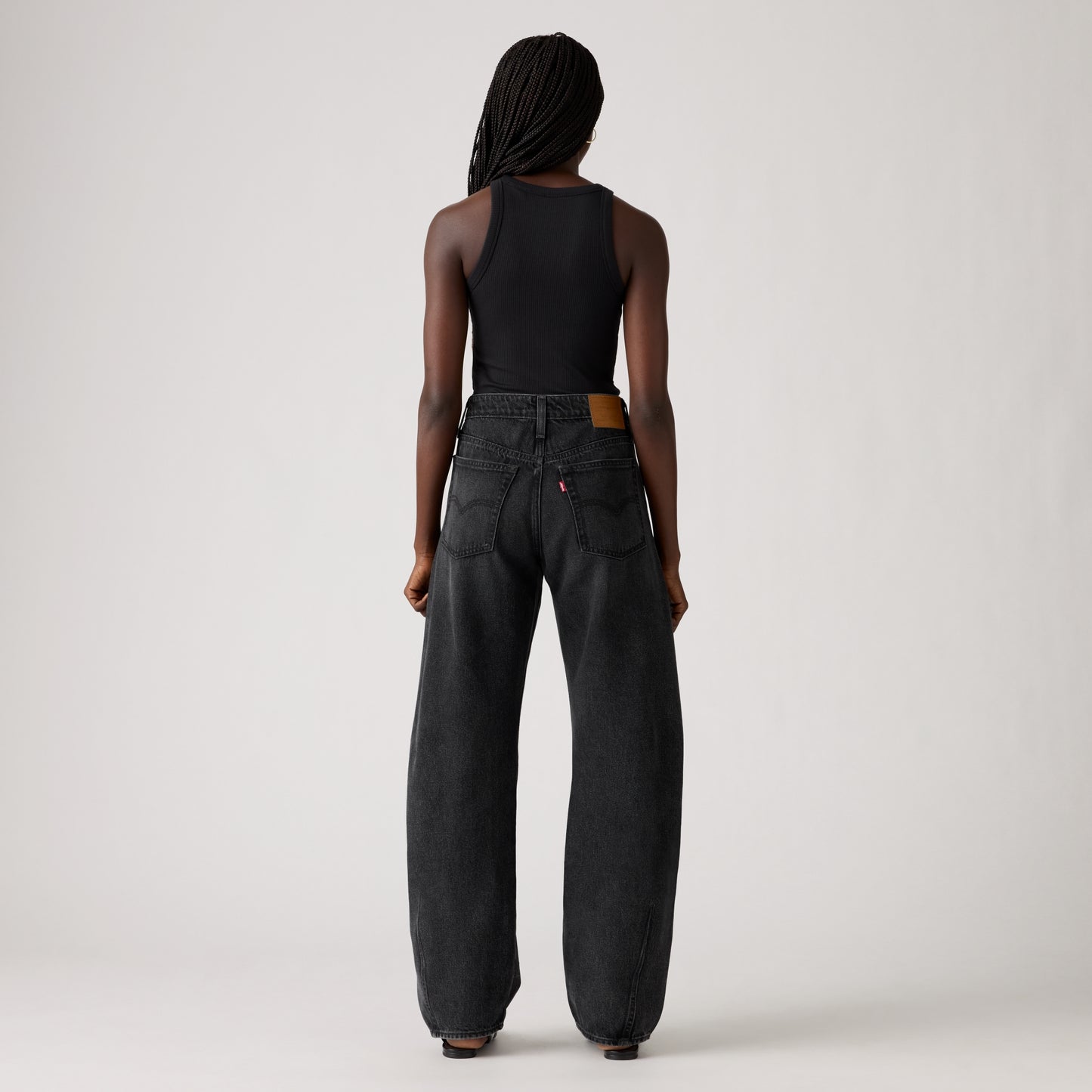 LEVI'S® WOMEN'S BAGGY DAD BARREL JEANS - BLACK