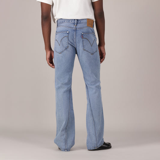 LEVI'S® MEN'S TWISTED SLIM KICK FLARE JEANS - MED INDIGO - WORN IN
