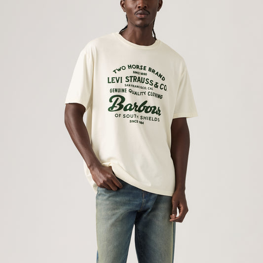 LEVI'S® X BARBOUR GRAPHIC T-SHIRT - WHITE