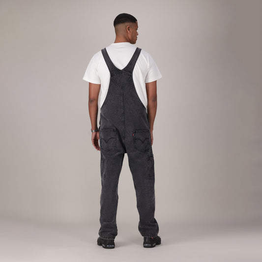 LEVI'S® MEN'S LOOSE OVERALLS - MED INDIGO - WORN IN