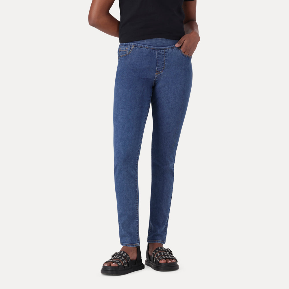 LEVI'S® WOMEN'S JEGGINGS - MED INDIGO - FLAT FINISH