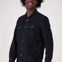 LEVI'S® MEN'S CLASSIC STANDARD FIT WESTERN SHIRT - BLUE