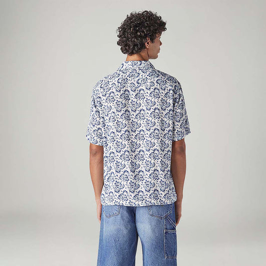 LEVI'S® MEN'S FLORAL RELAXED FIT RESORT COLLAR SHIRT - MULTI-COLOR