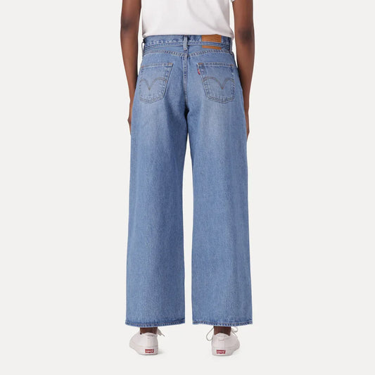 LEVI'S® WOMEN'S XL STRAIGHT - MED INDIGO - WORN IN