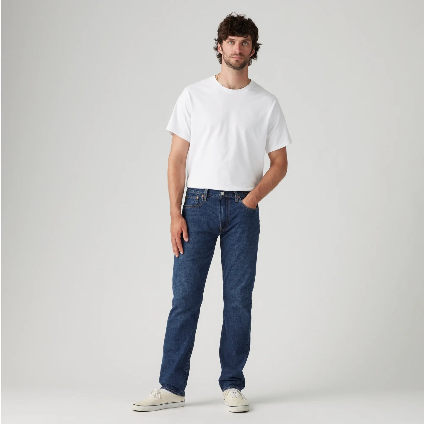 LEVI'S® MEN'S 502™ TAPER LIGHTWEIGHT JEANS - DARK WASH