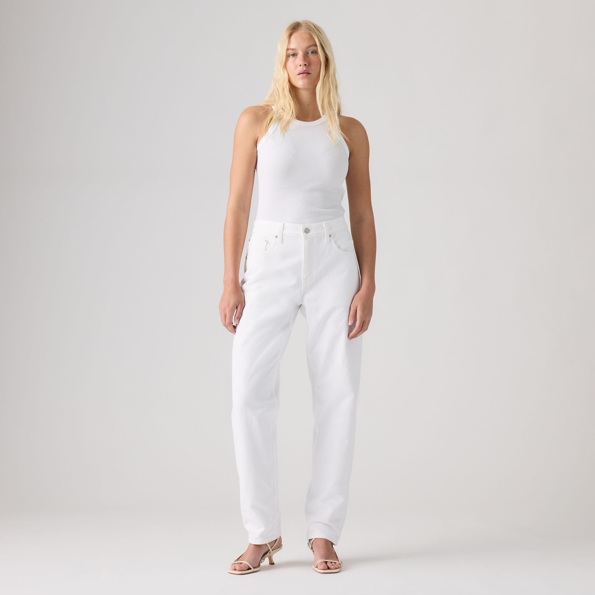 LEVI'S® WOMEN'S LOOSE TAPER JEANS - WHITE