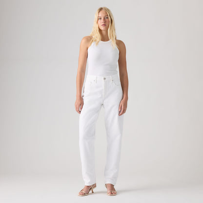 LEVI'S® WOMEN'S LOOSE TAPER JEANS - WHITE