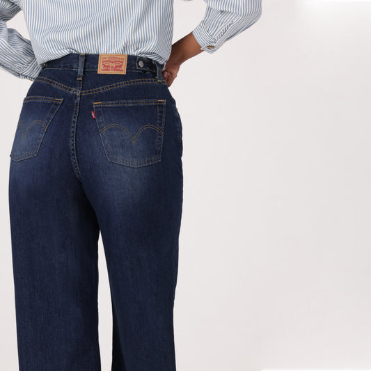LEVI'S® WOMEN'S CINCH BAGGY JEANS - DARK INDIGO WORN IN