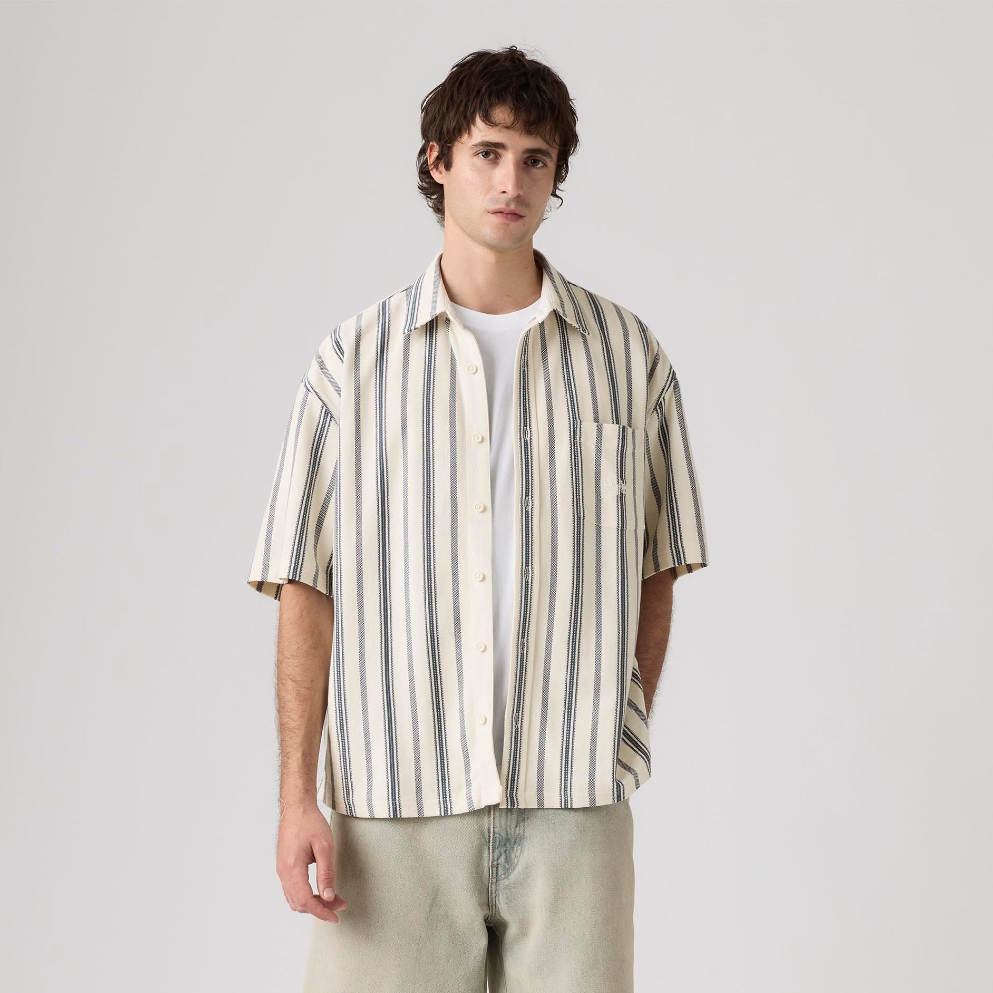 Men’s SideTuck Shirt LEVI'S® MEN'S SHORT-SLEEVE DAWSON PIQUE SHIRT - MULTI COLOUR