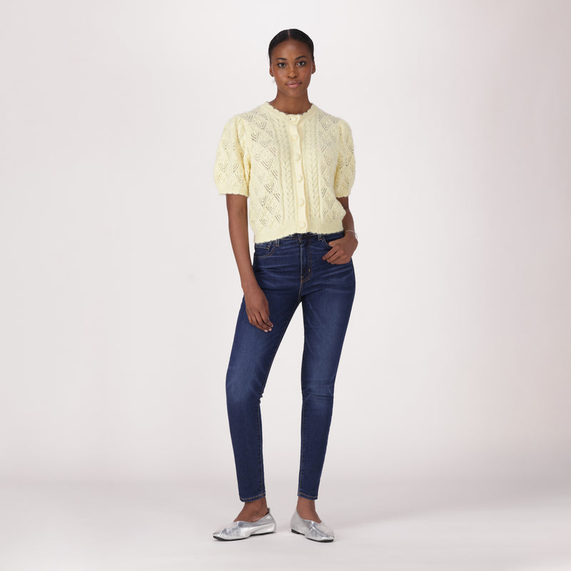 LEVI'S® WOMEN'S 720 HIGH-RISE SUPER SKINNY JEANS - MED INDIGO - FLAT FINISH