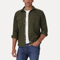 LEVI’S® MEN’S LONG-SLEEVE AUBURN WORKER SHIRT - GREEN