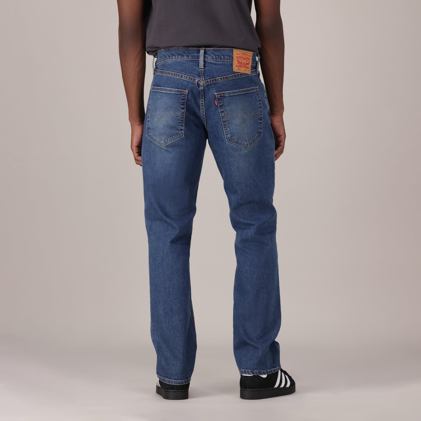 LEVI'S® MEN'S 541™ ATHLETIC TAPER JEANS - MED INDIGO - WORN IN