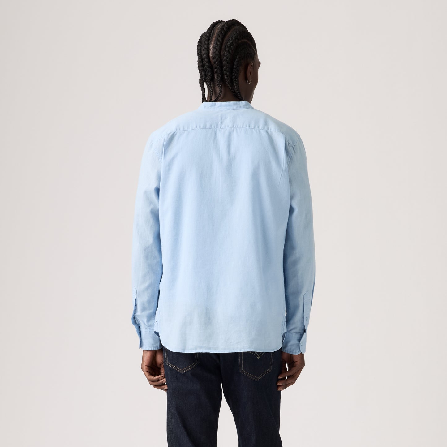 LEVI'S® MEN'S BANDED COLLAR 1 POCKET SHIRT - MULTI COLOUR