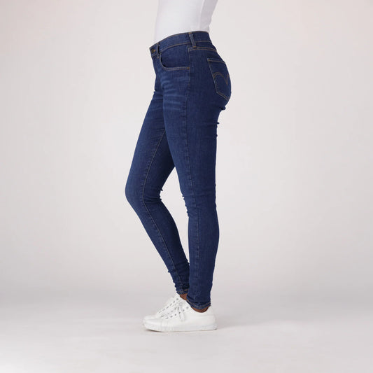 LEVI'S® CURVY SUPER SKINNY - DARK INDIGO - WORN IN