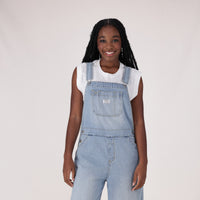 LEVI'S® WOMEN'S XL OVERALLS - LIGHT INDIGO - WORN IN