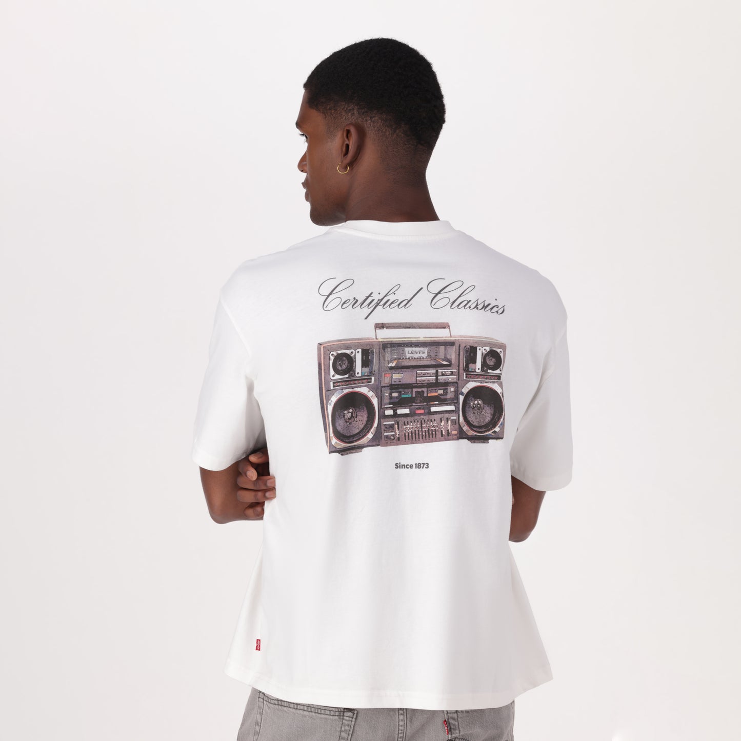 LEVI'S® MEN'S GRAPHIC BOXY TEE - TAN