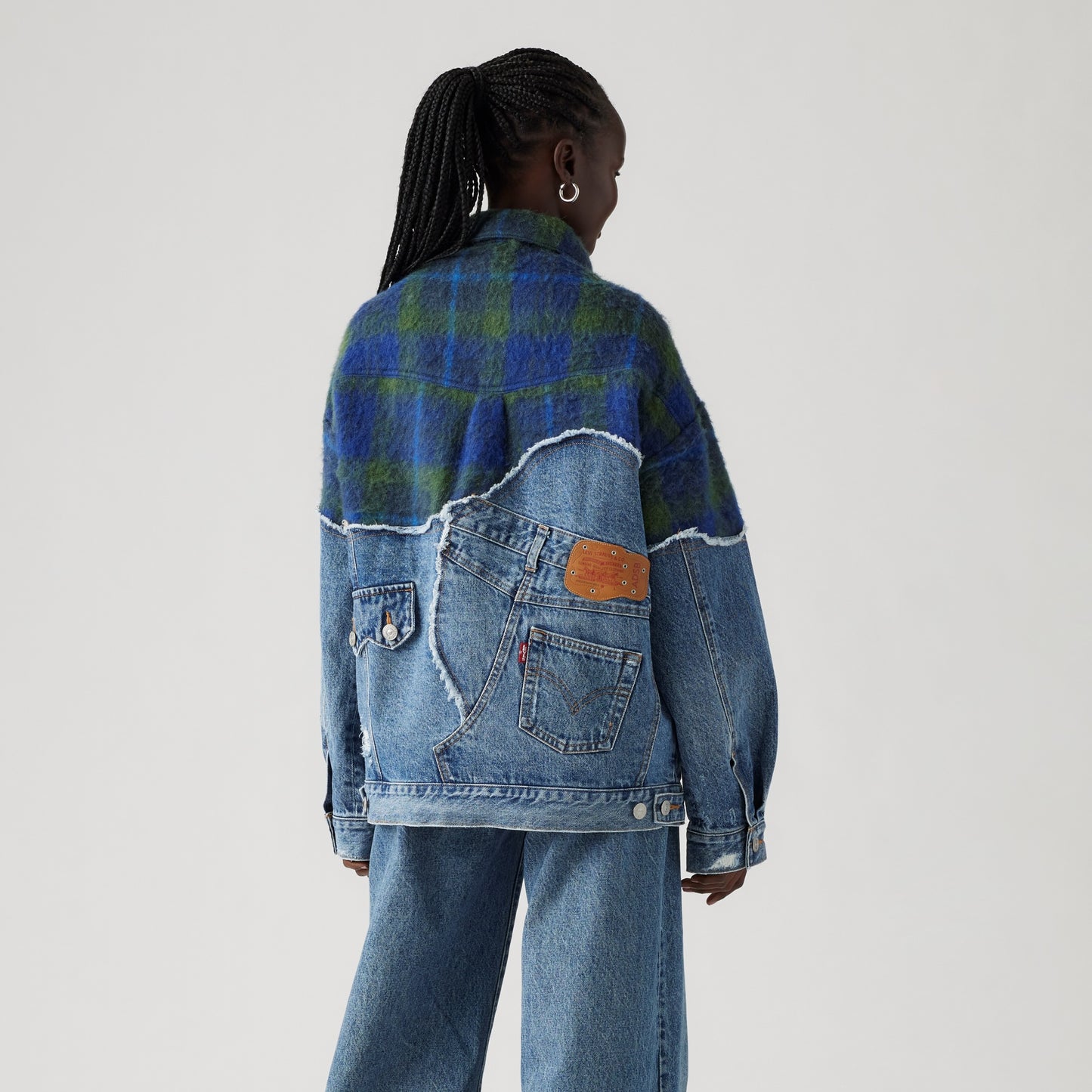 LEVI’S® X ADSB ANDERSSON BELL SPLICED TRUCKER JACKET - GREEN