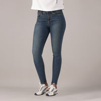 LEVI'S® WOMEN'S CURVY HIGH-RISE SUPER SKINNY  - MED INDIGO - WORN IN