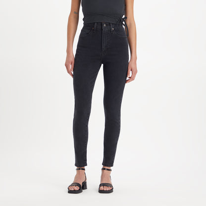 LEVI'S® WOMEN'S RETRO HIGH SKINNY JEANS - BLACK