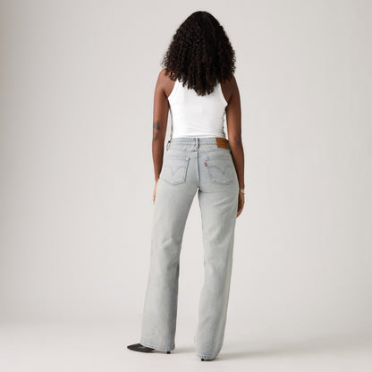 LEVI'S® WOMEN'S LOW LOOSE - MED INDIGO - WORN IN