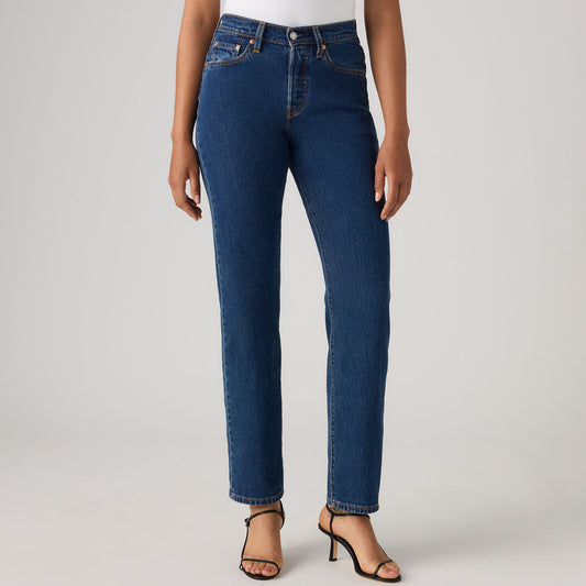 LEVI'S® WOMEN'S 501® CURVE JEANS - MED INDIGO - WORN IN
