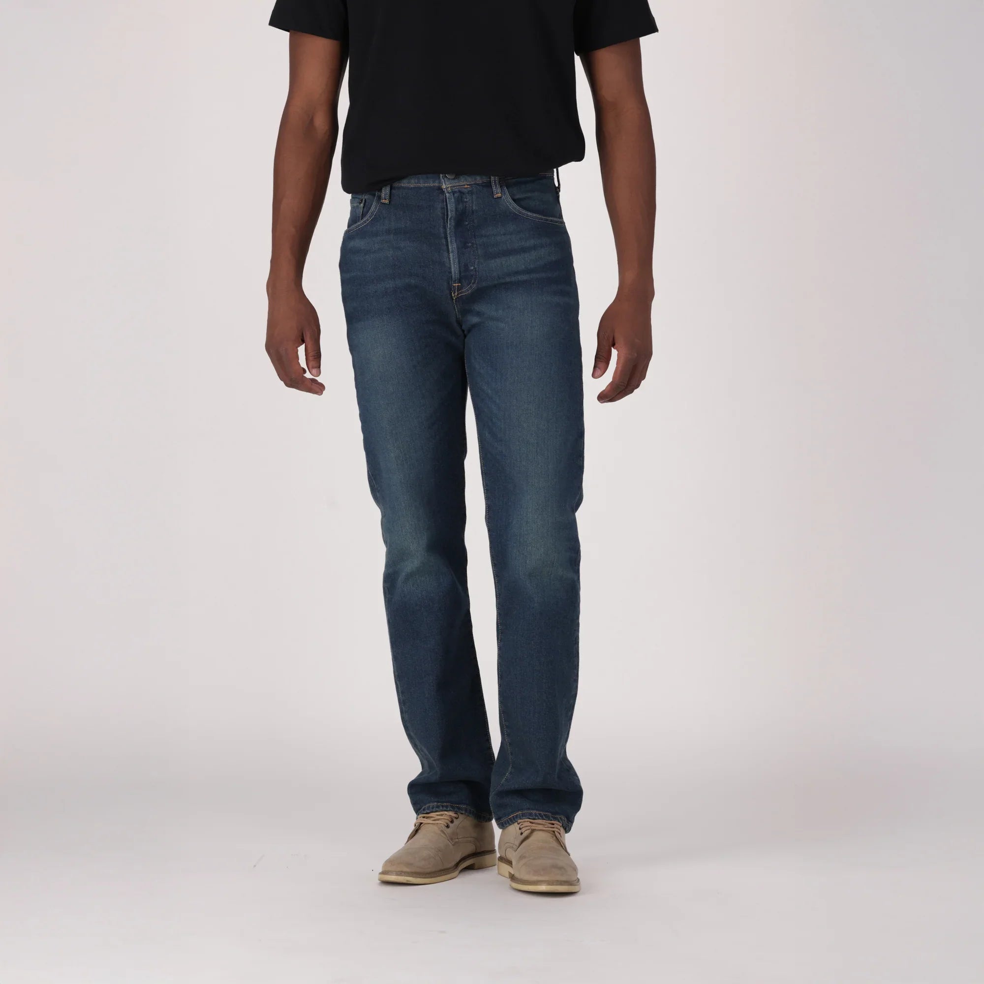 LEVI'S® MEN'S 501® ORIGINAL JEANS - DARK INDIGO - WORN IN