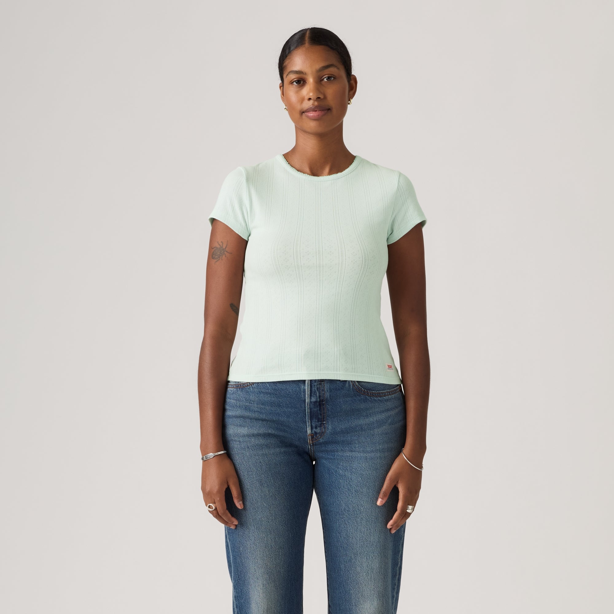 LEVI'S® WOMEN'S DRY GOODS TEE - BLUE