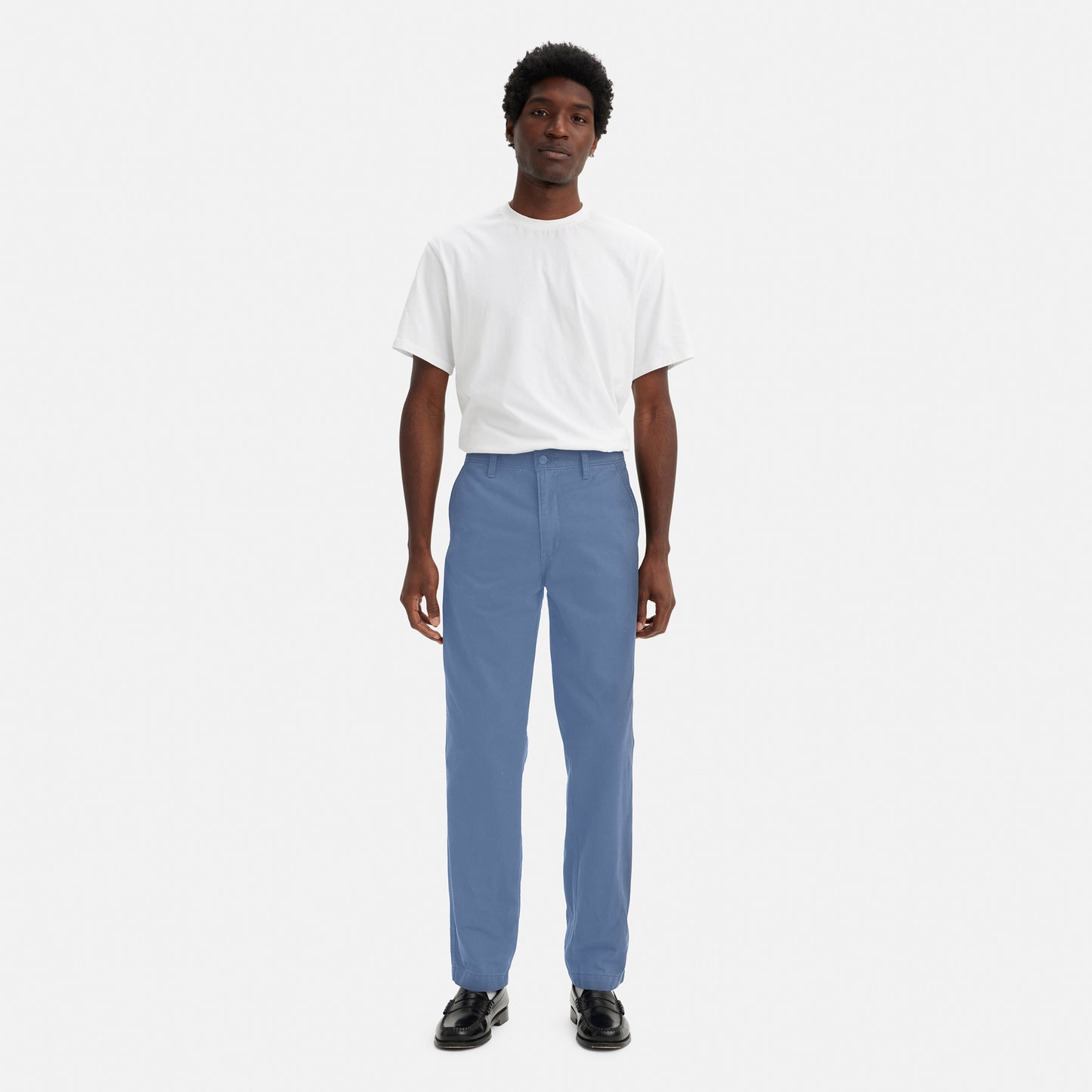 LEVI'S® MEN'S XX CHINO AUTHENTIC STRAIGHT PANTS - MED INDIGO - FLAT FINISH