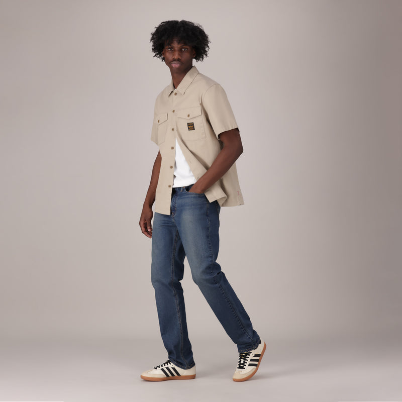 LEVI'S® MEN'S 541™ ATHLETIC TAPER JEANS - MED INDIGO - WORN IN