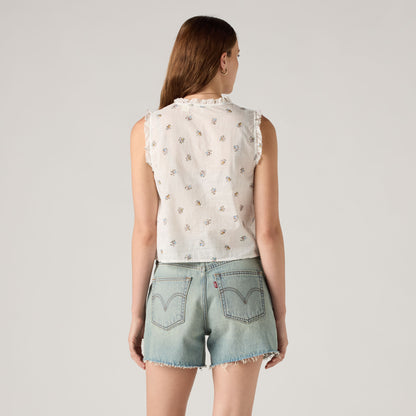LEVI'S® WOMEN'S SHELBY SLEEVELESS SLIM BLOUSE - MULTI-COLOR