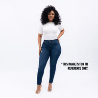 LEVI'S® WOMEN'S CURVY HIGH-RISE SUPER SKINNY - DARK INDIGO - WORN IN