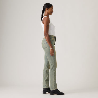 LEVI'S® WOMEN'S 501® ORIGINAL JEANS - MED INDIGO - WORN IN
