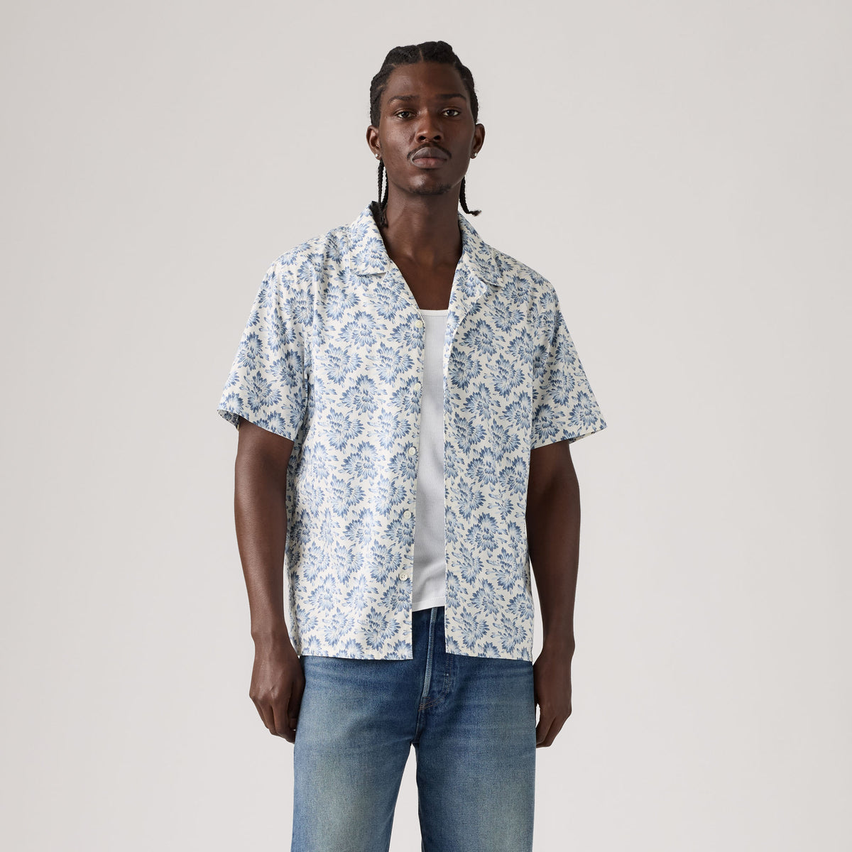 LEVI'S® MEN'S SUNSET CAMP STANDARD FIT SHIRT - MULTI-COLOR