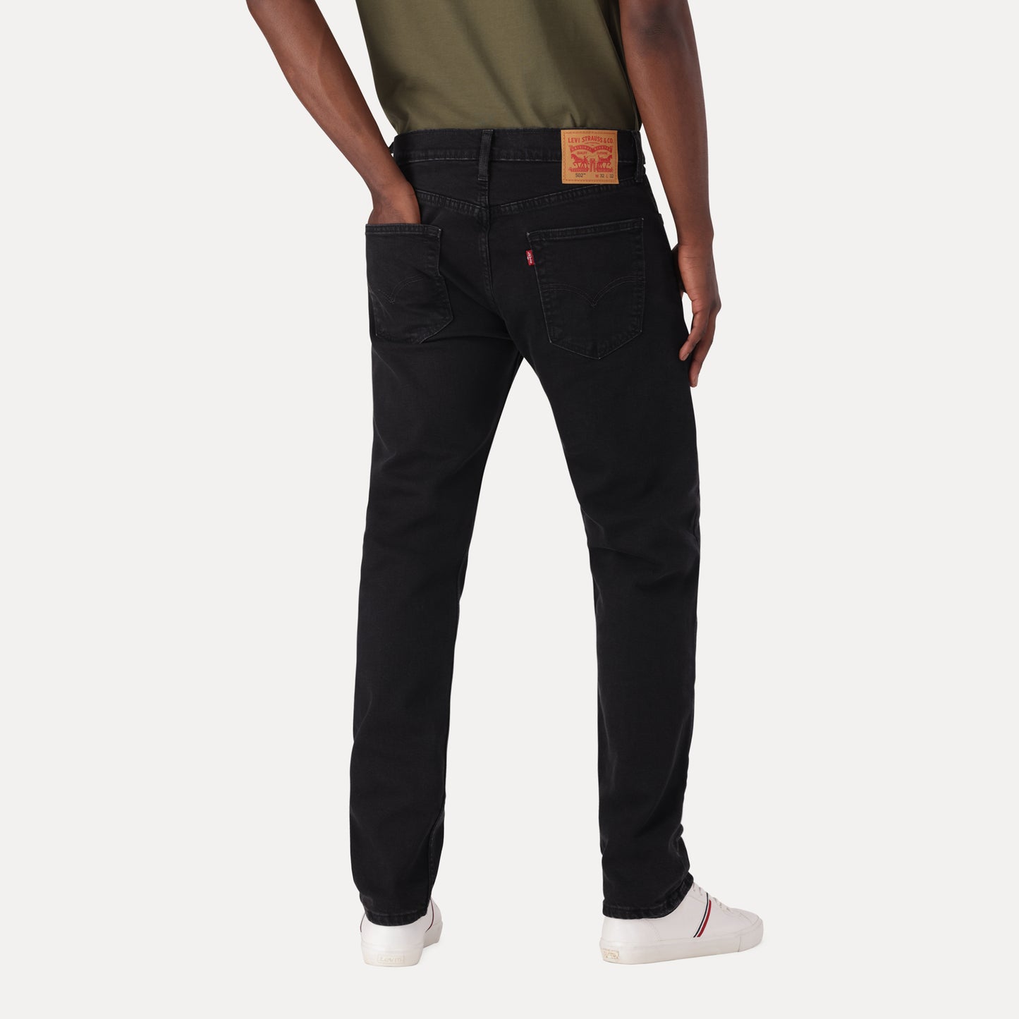LEVI'S® MEN'S 502™ TAPER JEANS - BLACK