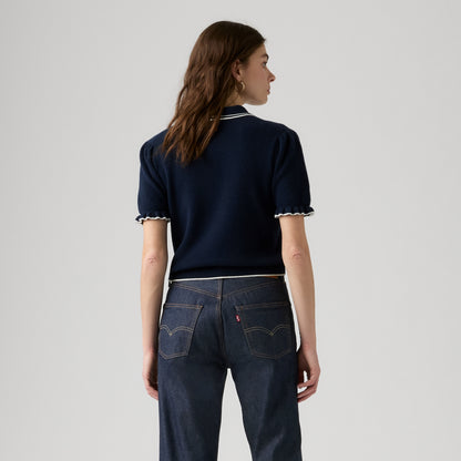 LEVI'S® WOMEN'S SUPERSOFT SUMMER SHORT-SLEEVE POLO - BLUE