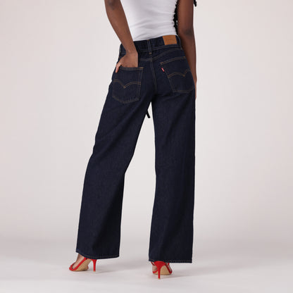 LEVI'S® WOMEN'S XL STRAIGHT - DARK INDIGO - WORN IN