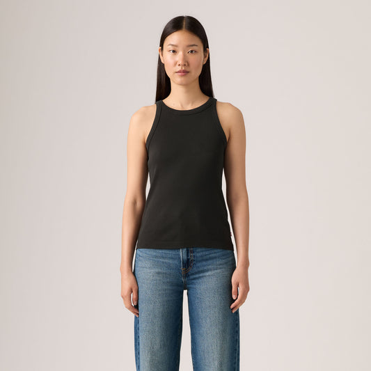 LEVI'S® WOMEN'S ESSENTIAL RACER TANK - BLACK