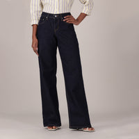 LEVI'S® WOMEN'S LOW LOOSE JEANS - DARK INDIGO - FLAT FINISH