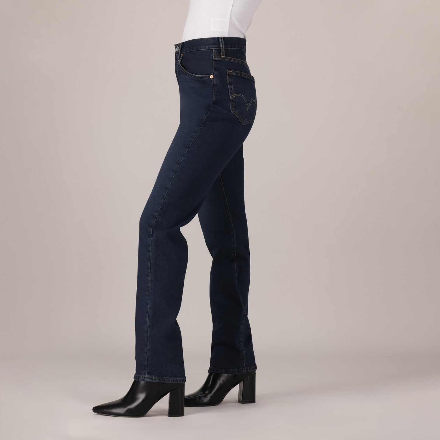 LEVI'S® WOMEN'S 501® ORIGINAL JEANS - DARK INDIGO - WORN IN